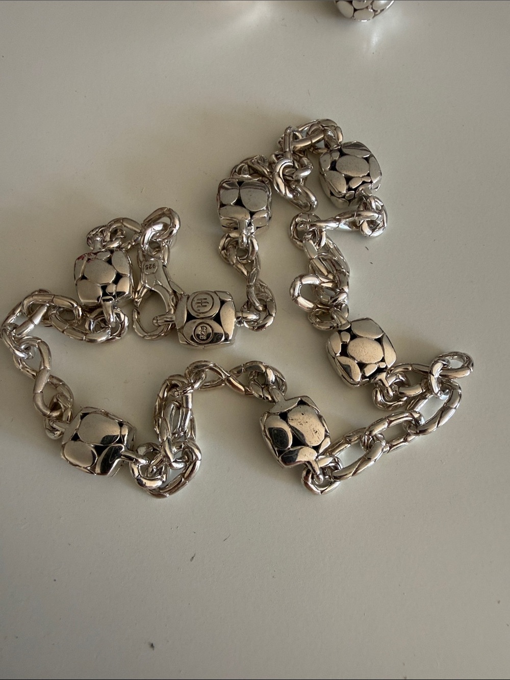 John Hardy Kali Silver Bracelet, Necklace, Ring & Earrings Set - Picture 5 of 6